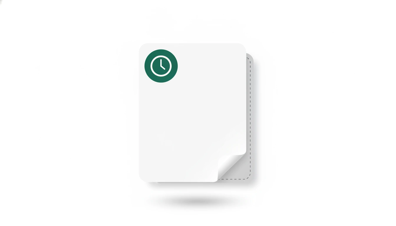 Et dokument med et løst hjørne avslører en gråtonet side under, symbol på utdatert informasjon presentert som aktuell
