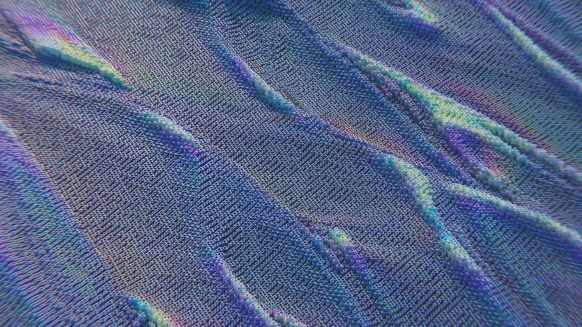 Abstrakt visualisering av datastrukturer og mønstre
